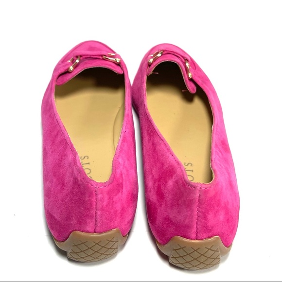 Talbots Women's Loafers Pointed Toe Pink Suede Size 6.5 M - Picture 8 of 12